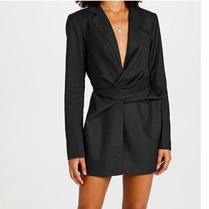 LIONESS Black Blazer Mini Dress